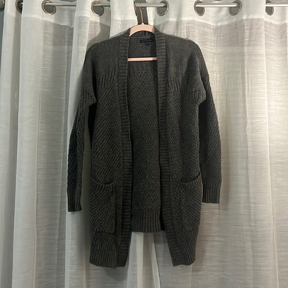 Grey Cardigan American Eagle